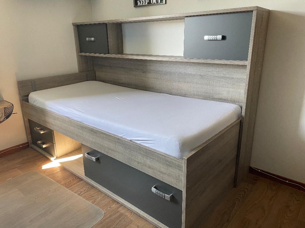 kajuitbed, Ophalen, 85 tot 100 cm, Gebruikt, Lattenbodem