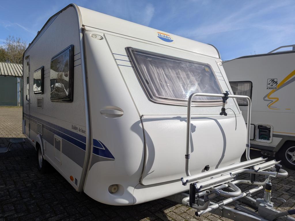 PRACHTGE HOBBY 450 UB VT 2X FIETSENREK, Caravans en Kamperen, Rondzit, Hobby, Bedrijf, Schokbreker