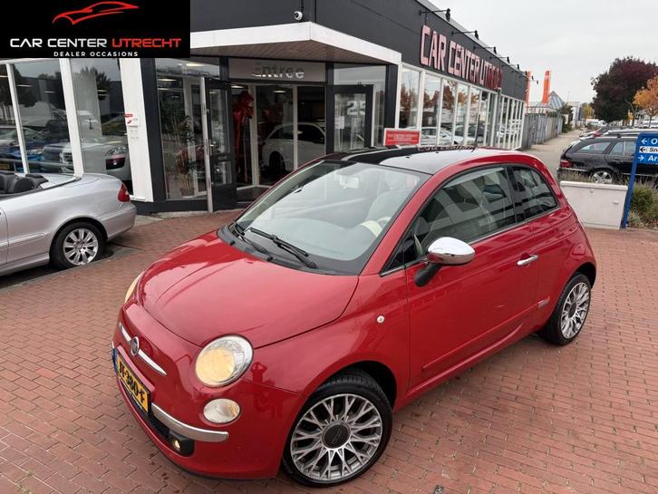 Fiat 500 1.2 Bicolore pano airco 156dkm (bj 2013), Auto's, Fiat, Bedrijf, Te koop, ABS, Airbags, Airconditioning, Alarm, Bluetooth
