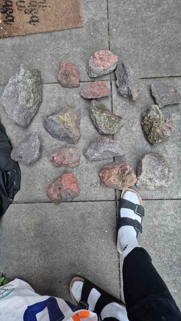 Mooie lava stenen, Tuin en Terras, Ophalen, Bruin, Lava, Overige typen