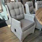 Tuinset Ovale teak 240 x 120 – 6 verstelbare stoelen ZGAN, Tuin en Terras, Tuinsets en Loungesets, ., Teakhout, Ophalen of Verzenden