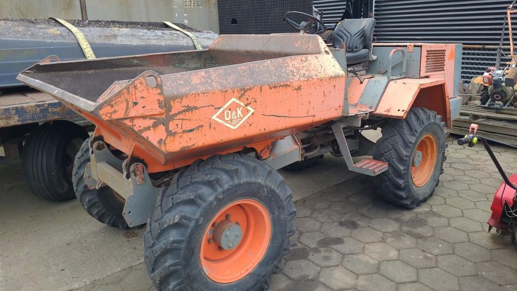 O&K 4x4 dumper grond dumper., Ophalen