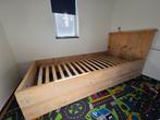 Bed steigerhouten 200x90 met lattenbodem, Ophalen, Gebruikt, 90 cm, Eenpersoons