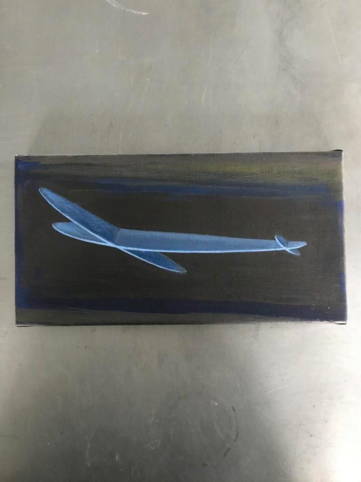 Ruud de Rode, schilderij Vrije Val, Antiek en Kunst, Kunst | Schilderijen | Modern, Ophalen