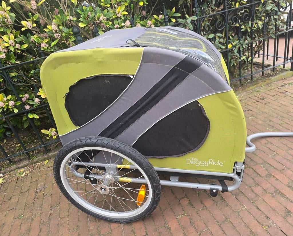 Doggy ride hondenkar fietskar hondenbench voor fiets doggy, Ophalen, Zo goed als nieuw, Hondenkar, Nvt