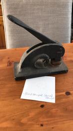 Oude blindstempel/reliefstempel, Ophalen of Verzenden