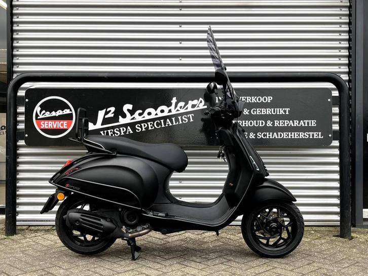 Vespa Sprint | Zwart | Brom | 2026 | 0 km | Nieuw | ACTIE, Overige modellen, ., Maximaal 45 km/u, Nieuw