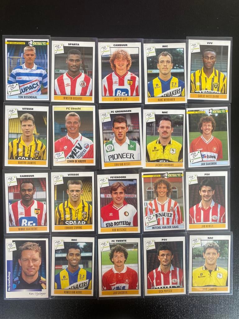 Grote collectie oude Panini kaarten, Ophalen of Verzenden, Zo goed als nieuw, Buitenlandse clubs, Poster, Plaatje of Sticker