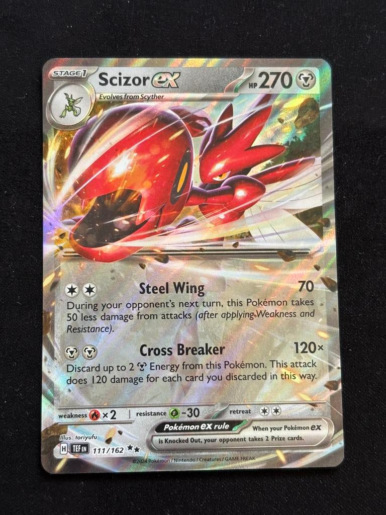 Scizor EX - Temporal Forces 111/162, Ophalen of Verzenden, Zo goed als nieuw