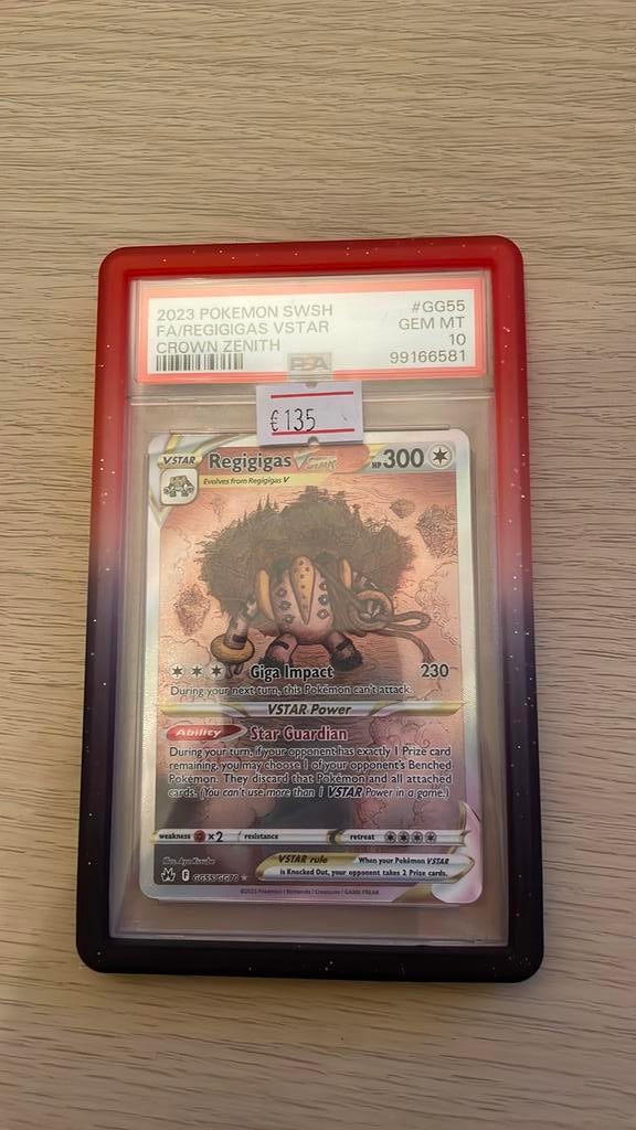Regigigas Vstar #GG35 PSA 10, Ophalen of Verzenden, Zo goed als nieuw