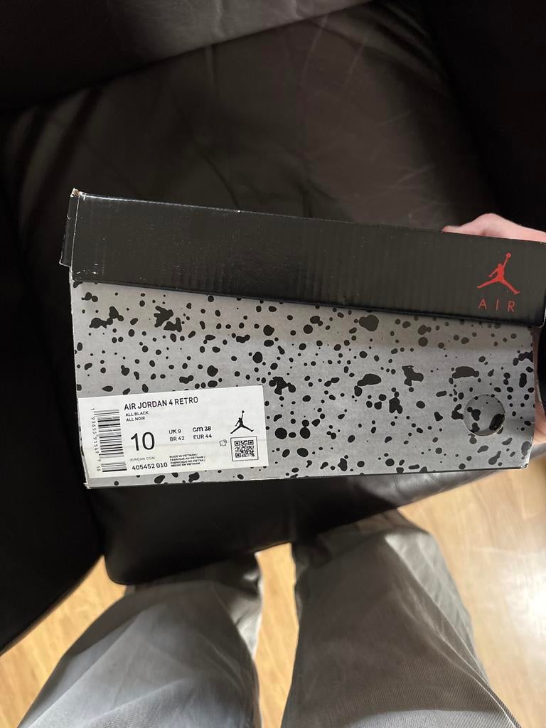 Jordan 4 Black Cats, Kleding | Heren, Schoenen, Ophalen, Gedragen, Zwart, Sneakers of Gympen