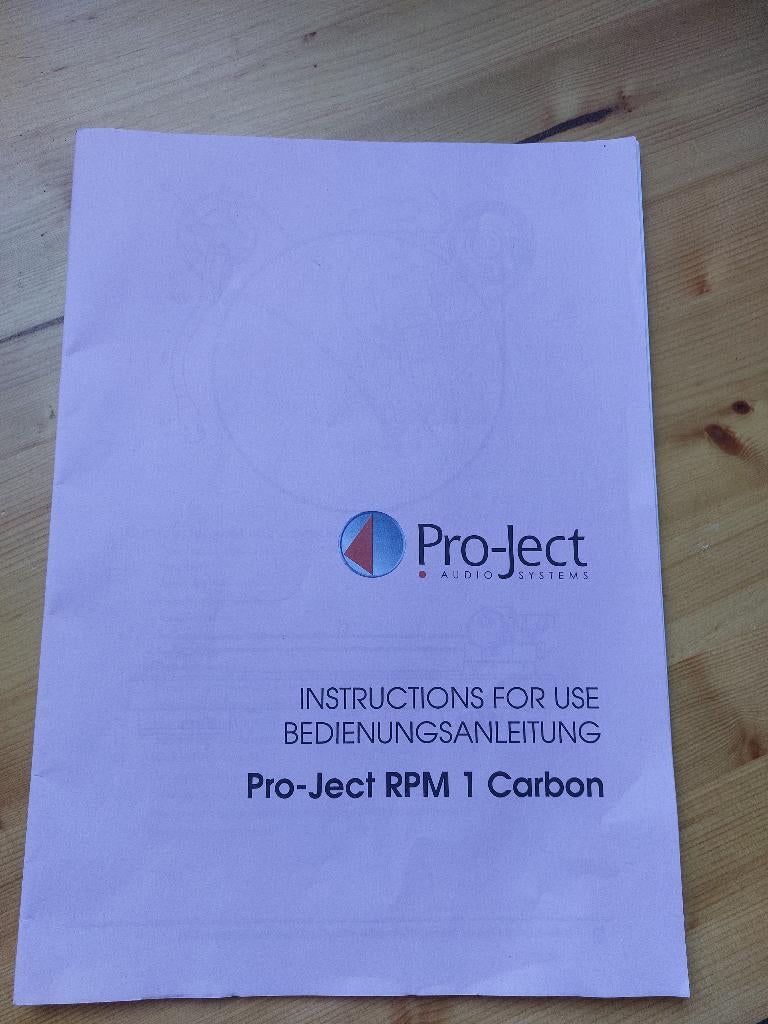 Draaitafel Project RPM-1 Carbon, Ophalen, Zo goed als nieuw, Platenspeler, Overige merken