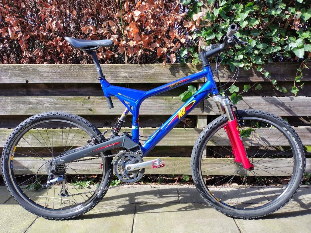 K2 full suspension mountainbike XL frame 54cm, Fully, Zo goed als nieuw, 53 tot 57 cm, Ophalen