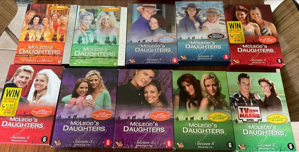 McLeod's Daughters Complete Serie DVD Boxset (Seizoen 1-7), Boxset, Drama, Ophalen of Verzenden, Zo goed als nieuw