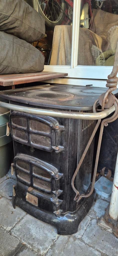 Etna 933 houtkachel met kookplaat, Ophalen, Gebruikt, Houtkachel, Vrijstaand