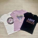 Prachtige Kids Only T-shirts 146/152 zwart wit en lila, Kinderen en Baby's, Kinderkleding | Maat 152, Ophalen of Verzenden, Zo goed als nieuw