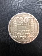 Franse 20 Francs Munt 1934, Verzenden, Frankrijk, Losse munt, Zilver