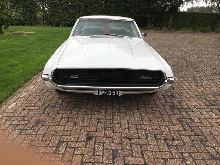 Ford Thunderbird 429 cui 1968 Wit, Auto's, Ford Usa, Particulier, Thunderbird, Benzine, Hatchback, Handgeschakeld, Geïmporteerd