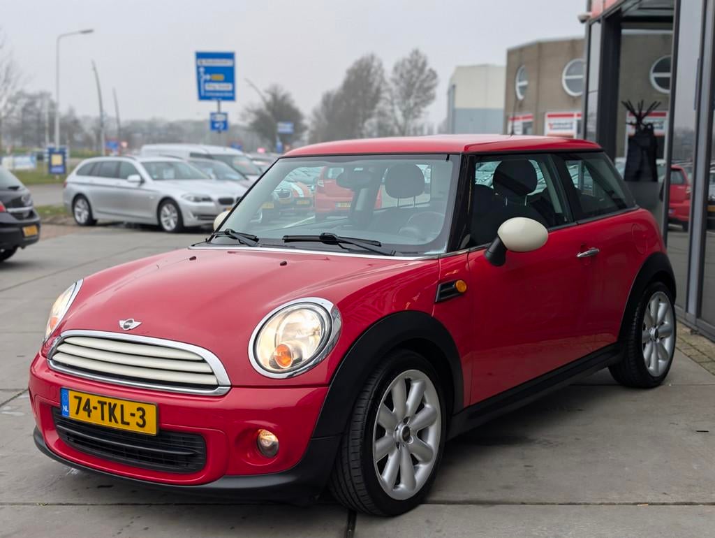 Mini Mini 1.6 One MINIMALIST Business Line Airco - Nieuwe Ap, Auto's, Mini, Voorwielaandrijving, Euro 5, Stof, Zwart