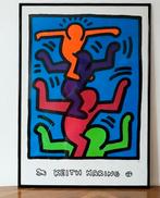 Keith Haring 'Stacked Figures' ingelijste poster, Ophalen