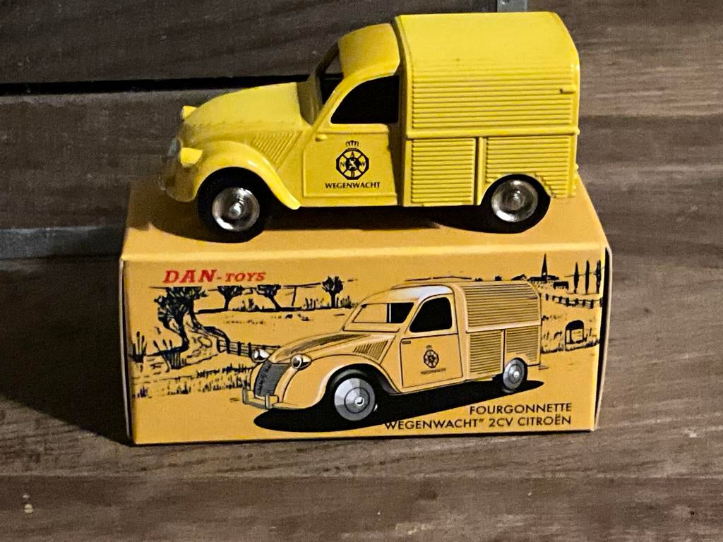 DAN-TOYS Fregonnette Wegenwacht 2CV Citroën, Overige merken, Auto, 1:32 tot 1:50, Nieuw