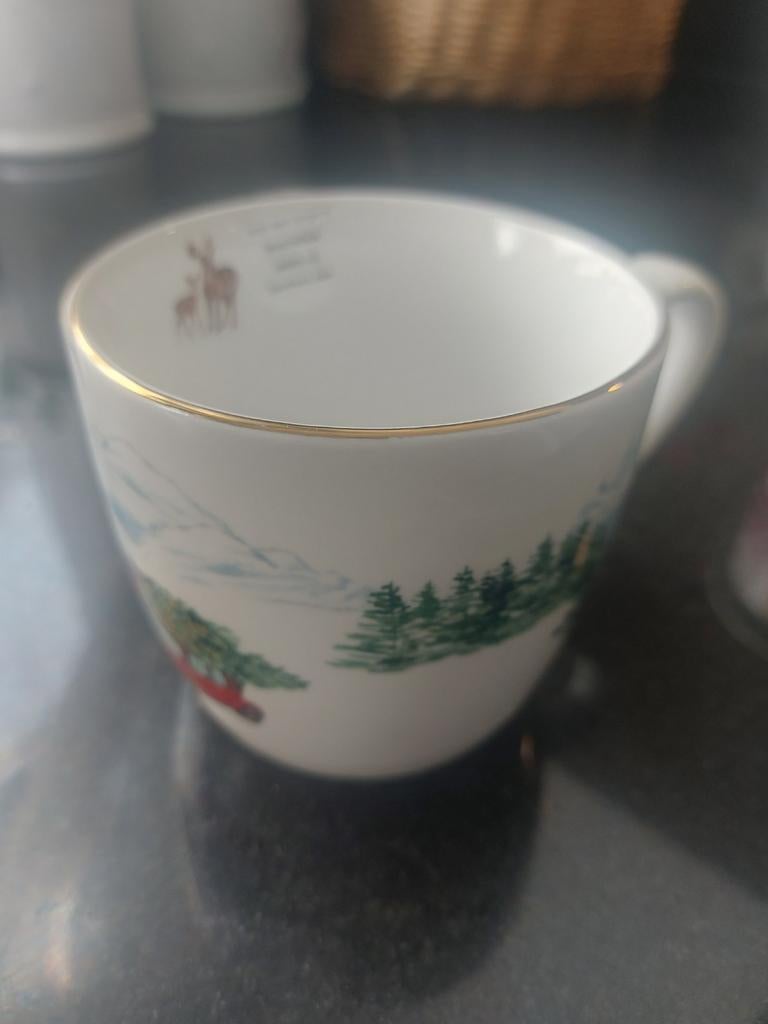 4 kerstbekers nieuw, Nieuw, Ophalen of Verzenden, Glas, Overige stijlen