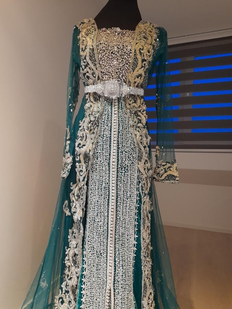 Prachtige Takshita / Takchita (Marokkaanse Kaftan jelaba), Overige typen, Maat 42/44 (L), Ophalen of Verzenden, Gedragen