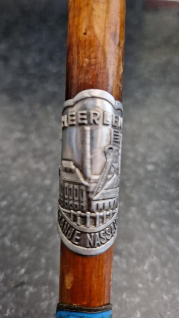 Wandelstok met plaatje Oranje Nassau 1 Heerlen, Verzamelen, Ophalen of Verzenden, Gebruikt