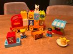 Duplo Trein met Dieren en Voedselblokken, Ophalen of Verzenden, Gebruikt, Complete set, Duplo