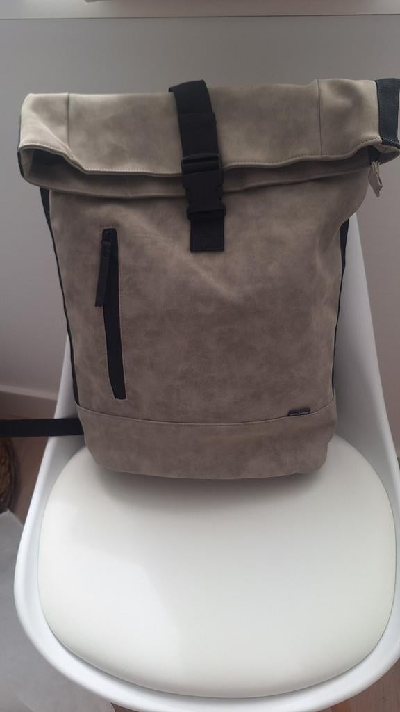Norlander Nubuck Rol Rugtas + Toilettas - Taupe - 42 Liter, 25 tot 40 cm, Nieuw, Ophalen of Verzenden, Overige merken