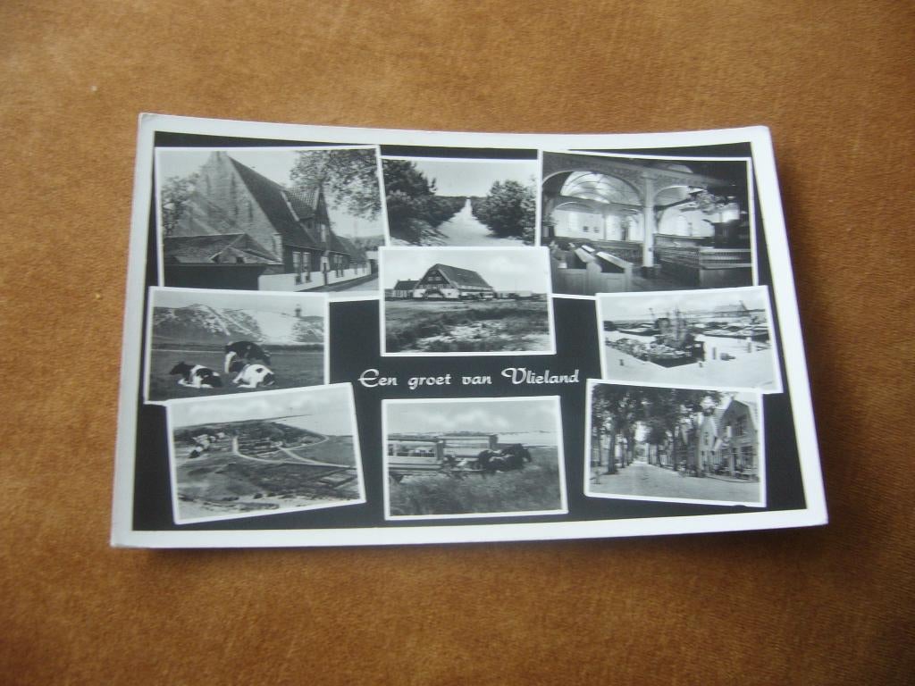 VLIELAND   =  9 LUIK, Verzamelen, Ansichtkaarten | Nederland, Ophalen of Verzenden, 1940 tot 1960, Gelopen, Waddeneilanden
