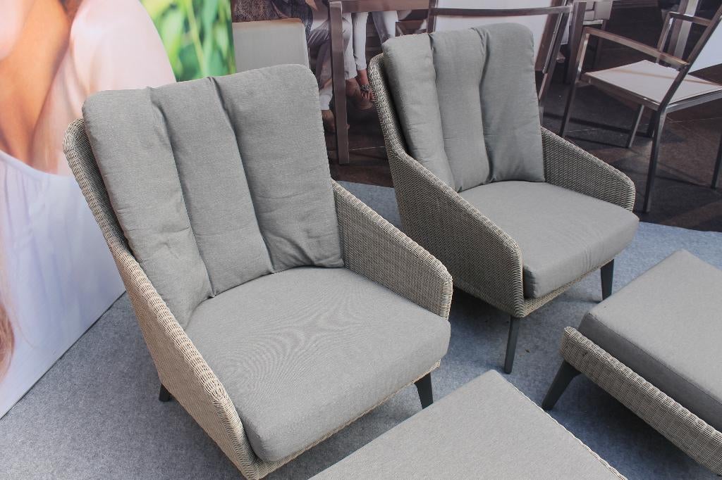 4 seasons outdoor loungeset Luxor, Tuin en Terras, Tuinsets en Loungesets, Zo goed als nieuw, Loungeset, Wicker, Ophalen
