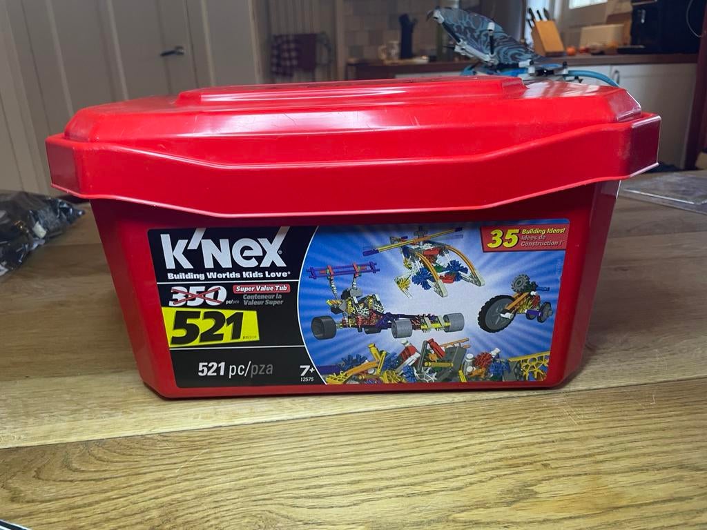 K’nex super value tub en turbo jet 2 in 1 en meer, Ophalen of Verzenden, Gebruikt, K'nex