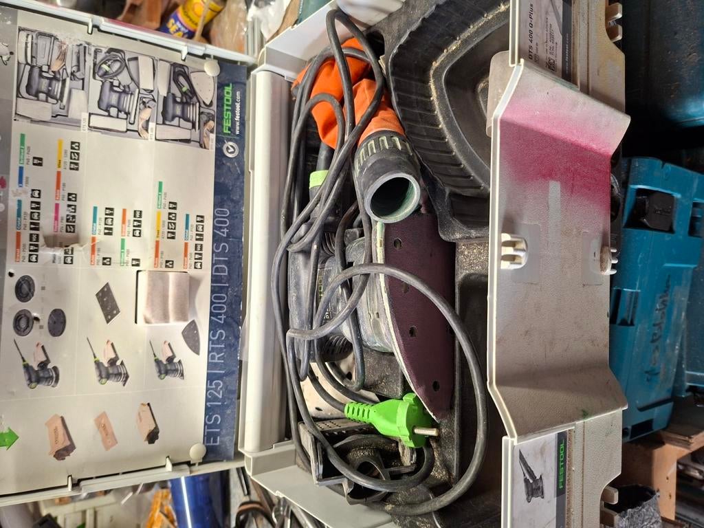 Festool Delta schuur machiene  met rupes stof zakje., Ophalen of Verzenden, Minder dan 600 watt