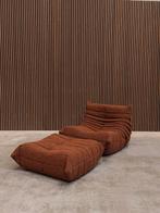 Ligne Roset togo - eenzits met poef - woolblend rood, Ophalen of Verzenden