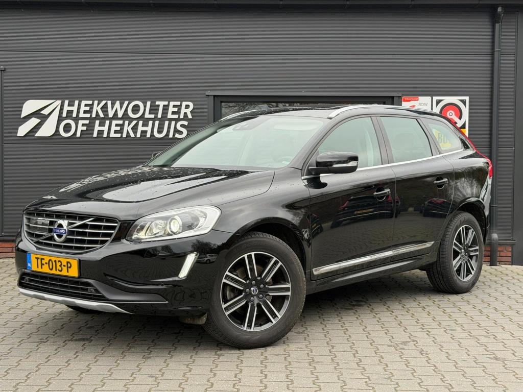 Volvo XC60 2.0 D3 FWD Polar | Leder | Panodak | Trekhaak, Voorwielaandrijving, Euro 6, 4 cilinders, Zwart