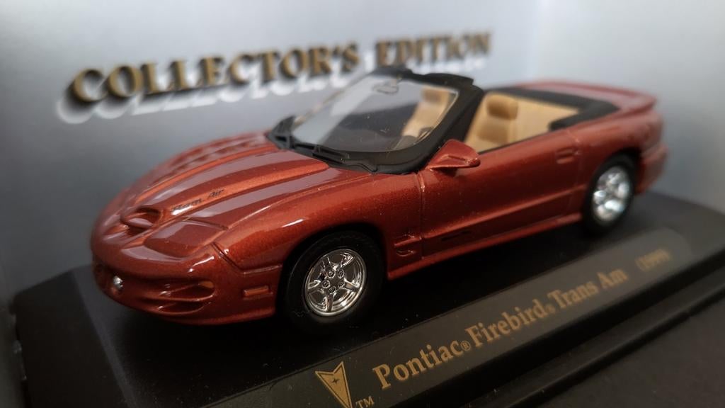 Pontiac Firebird Trans Am 1999 1:43 Yatming Pol, Hobby en Vrije tijd, Modelauto's | 1:43, Overige merken, Auto, Verzenden, .