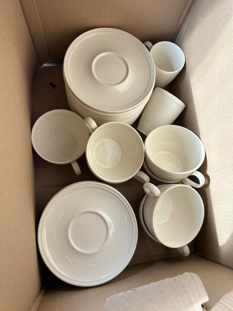 Wedgwood Windsor kop en schotel set, Gebruikt, Ophalen of Verzenden, Wedgwood, Kop(pen) en/of Schotel(s)