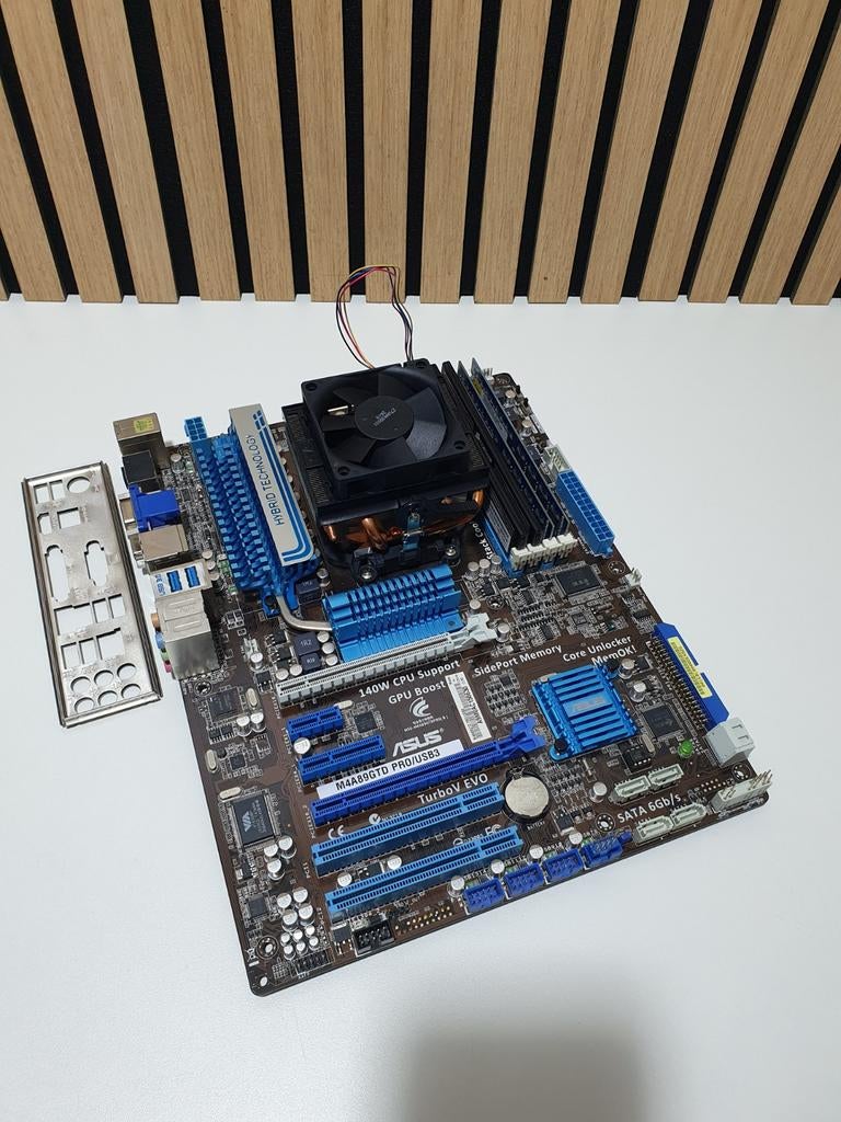 ASUS M4A89GTD PRO/USB3 Moederbord AM3 AMD Phenom II X4 955, ., Refurbished, DDR3, Ophalen of Verzenden