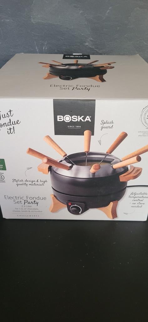 Boska fonduepan elektrische nieuw, Ophalen of Verzenden, Nieuw, Elektrisch, Fonduepan