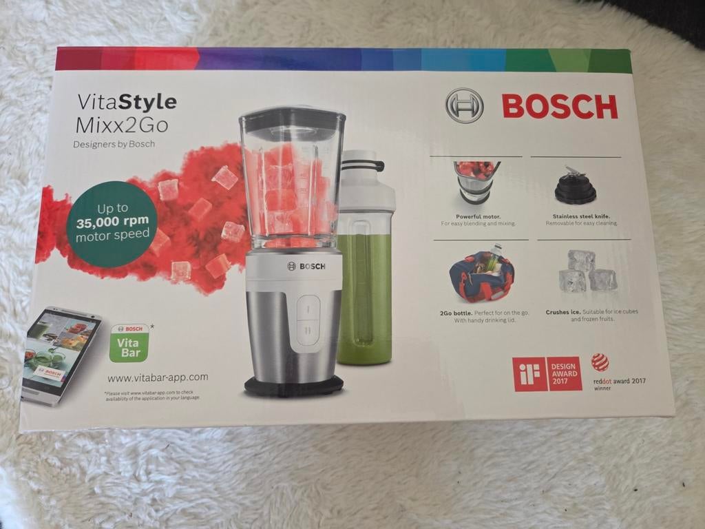 Bosch MMBM7G2M blender nieuw!, Witgoed en Apparatuur, Blenders, Nieuw, Blender, Ophalen of Verzenden