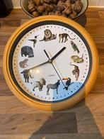 Quartz klok met dierengeluiden, Ophalen of Verzenden, Wandklok