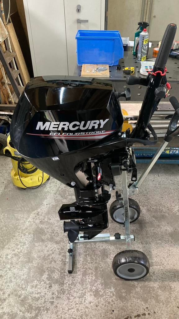 Mercury 15pk kortstaart EFI, Ophalen, 10 tot 30 pk, Viertaktmotor, Zo goed als nieuw