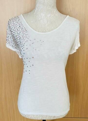 Vero Moda top maat M, Kleding | Dames, Tops, Zo goed als nieuw, Maat 38/40 (M), Wit, Zonder mouw, Ophalen of Verzenden