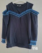 Name it trui sweater open schouders blauw donkerblauw 116, Ophalen of Verzenden, Nieuw, Meisje
