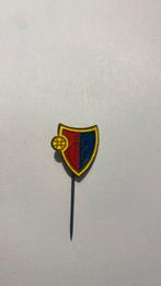 Vintage FC Basel Voetbalspeldje – "Rotblau" Collectible, Verzamelen, Ophalen of Verzenden, Gebruikt, Sport, Speldje of Pin
