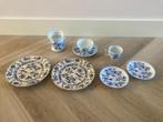 8 stuks Porcelein regout zwiebelmunster, Antiek en Kunst, Ophalen of Verzenden