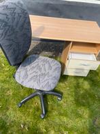 Bureau (60x120 cm) + bureaustoel, Ophalen, Zo goed als nieuw