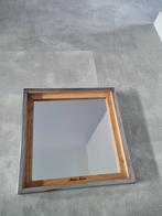 Riviera Maison spiegel met hout en aluminium, Huis en Inrichting, Woonaccessoires | Spiegels, Minder dan 50 cm, Ophalen of Verzenden