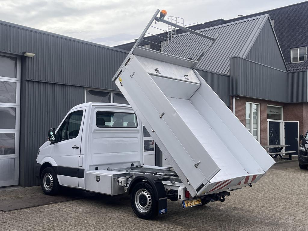 Mercedes-Benz Sprinter 211 2.2 CDI Kipper Airco Trekhaak 3 p, Auto's, Bestelauto's, 13 km/l, 4 cilinders, 116 pk, Wit